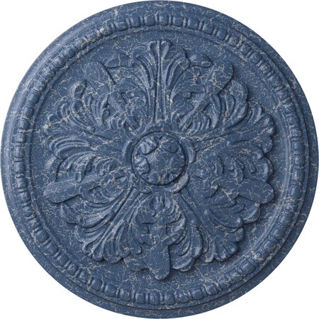 Ekena Millwork Swindon Ceiling Medallion (Fits Canopies up to 2 7/8"), 16 7/8"OD x 1 1/2"P, Americana Crackle CM16SWAMC